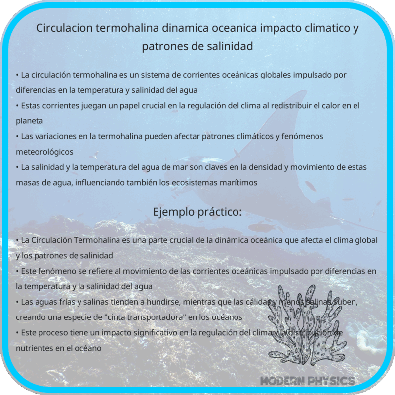 Circulación Termohalina | Dinámica Oceánica, Impacto Climático y Patrones de Salinidad