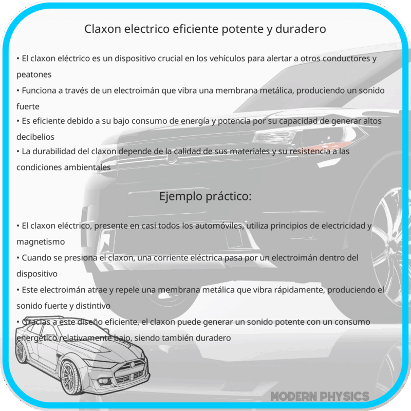 Claxon Eléctrico | Eficiente, Potente y Duradero