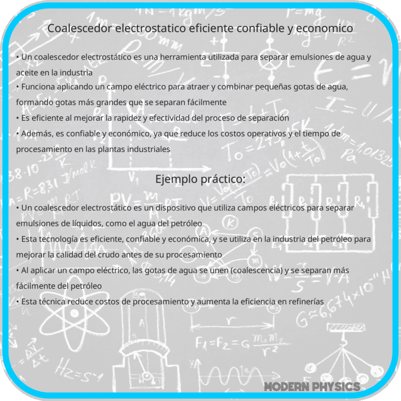 Coalescedor Electrostático | Eficiente, Confiable y Económico