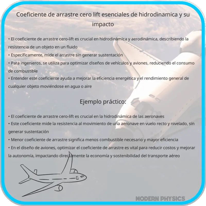 Coeficiente de Arrastre Cero-Lift | Esenciales de Hidrodinámica y su Impacto