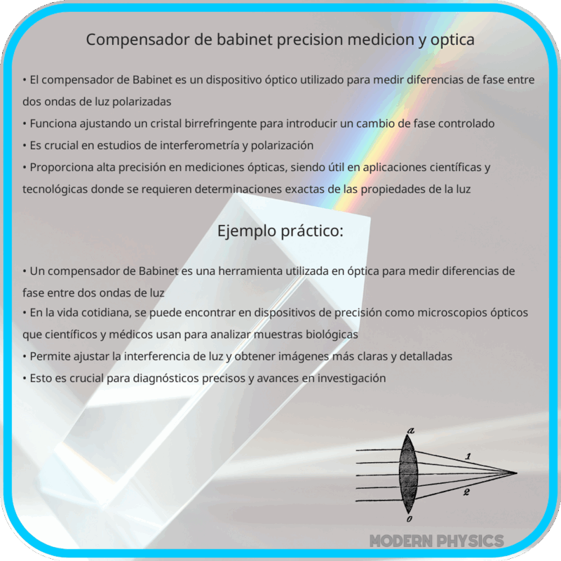 Compensador de Babinet | Precisión, Medición y Óptica