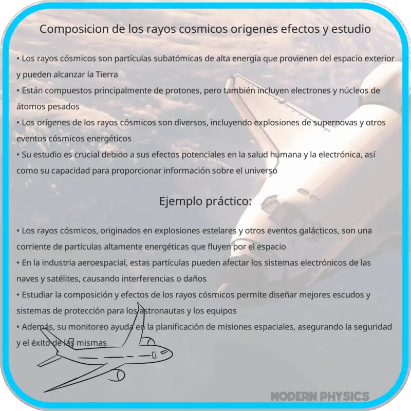 Composición de los Rayos Cósmicos | Orígenes, Efectos y Estudio