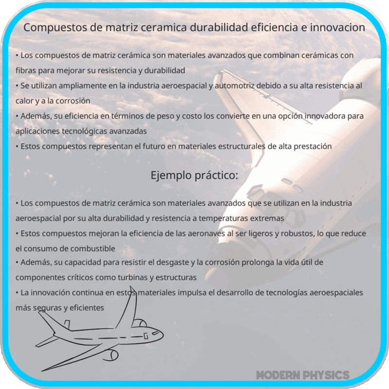 Compuestos de Matriz Cerámica | Durabilidad, Eficiencia e Innovación