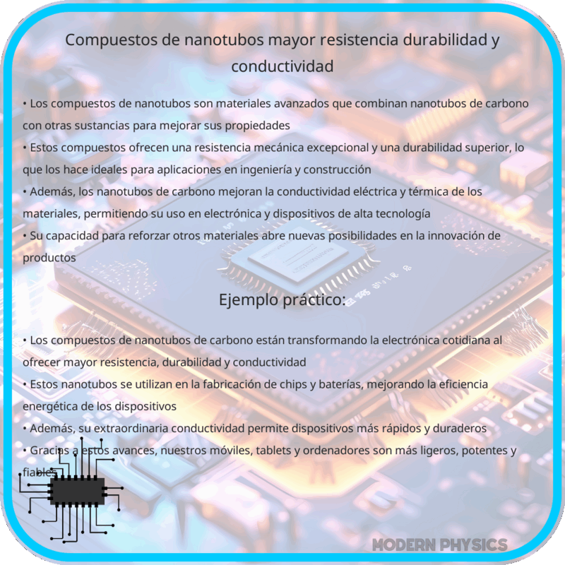 Compuestos de Nanotubos | Mayor Resistencia, Durabilidad y Conductividad