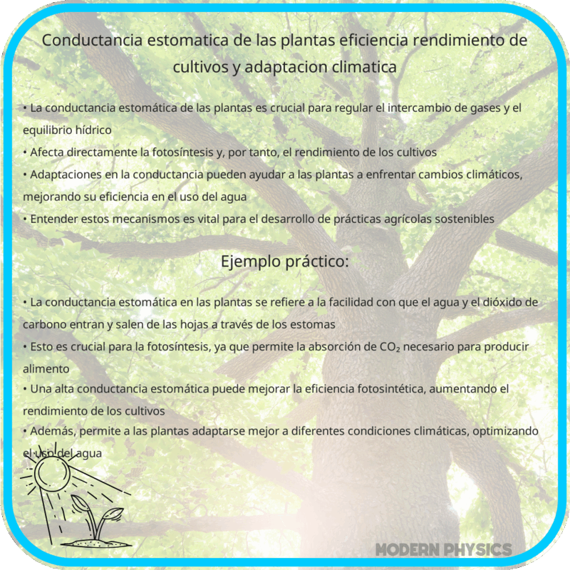 Conductancia Estomática de las Plantas: Eficiencia, Rendimiento de Cultivos y Adaptación Climática