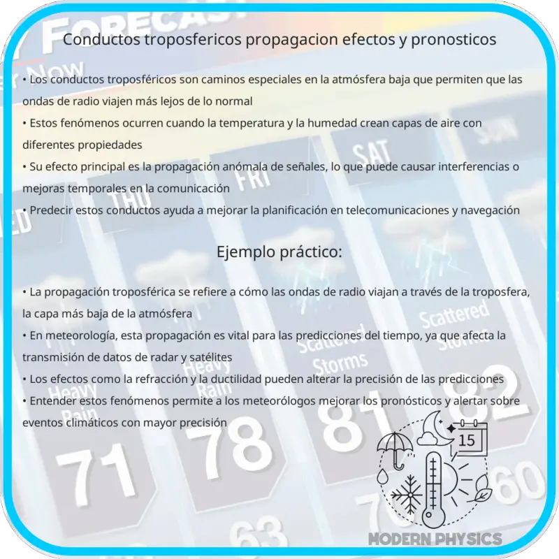 Conductos Troposféricos | Propagación, Efectos y Pronósticos