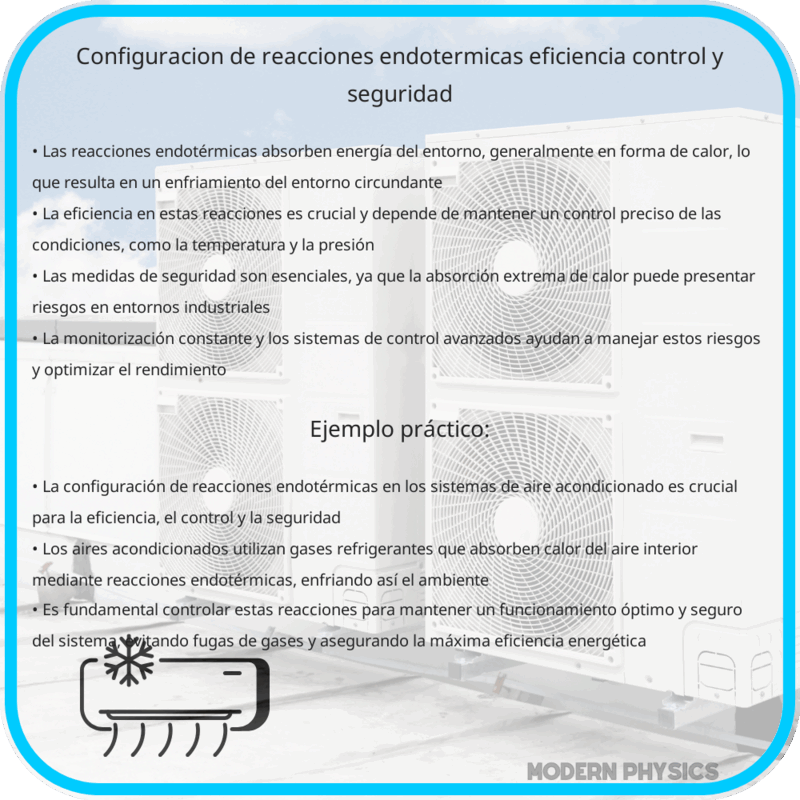 Configuración de Reacciones Endotérmicas | Eficiencia, Control y Seguridad