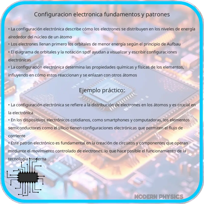 Configuración Electrónica | Fundamentos y Patrones