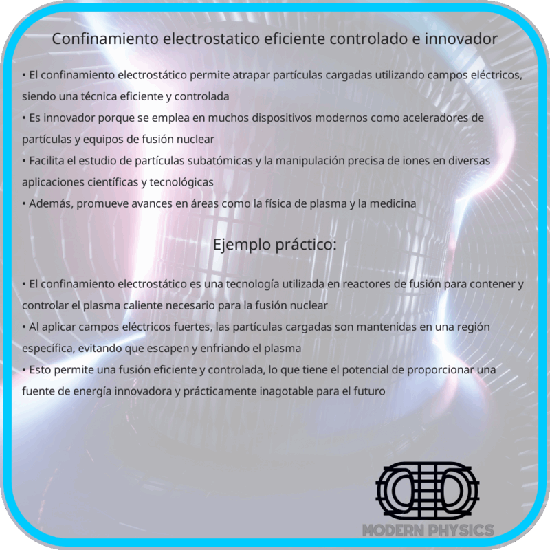 Confinamiento Electrostático | Eficiente, Controlado e Innovador