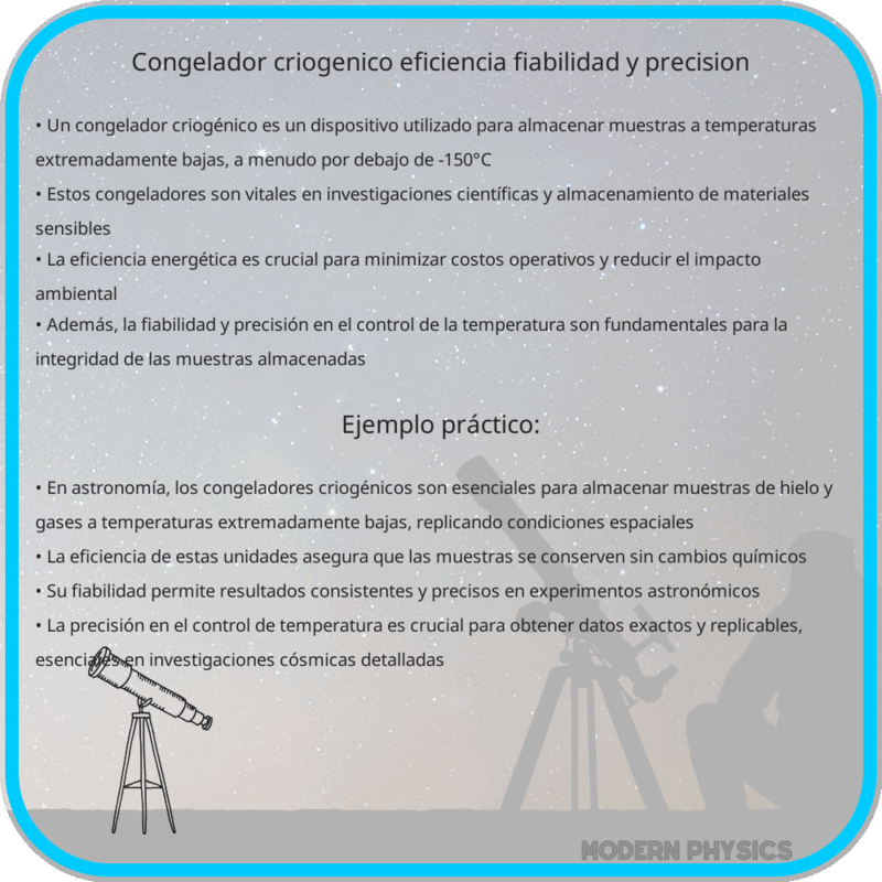 Congelador Criogénico | Eficiencia, Fiabilidad y Precisión