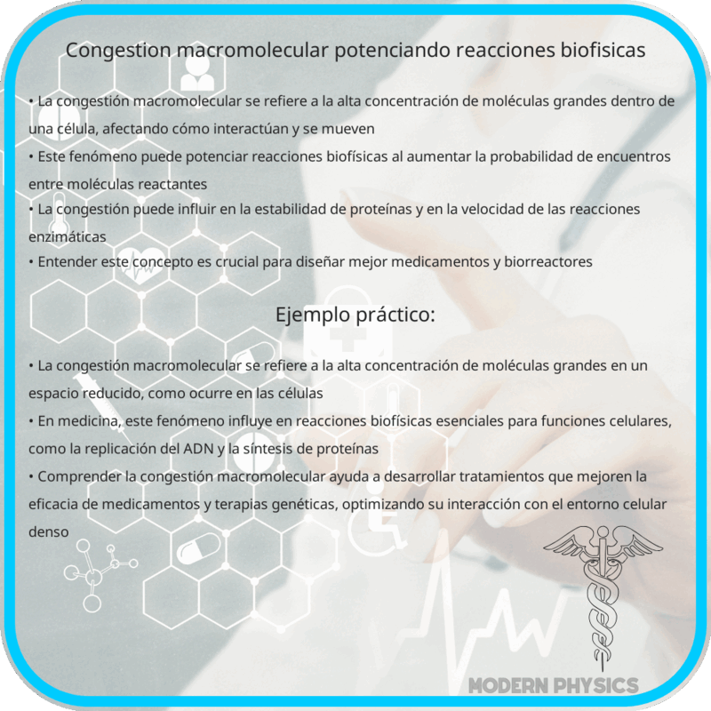 Congestión Macromolecular | Potenciando Reacciones Biofísicas
