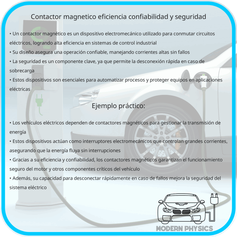 Contactor Magnético: Eficiencia, Confiabilidad y Seguridad