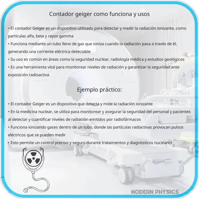 Contador Geiger | Cómo Funciona y Usos