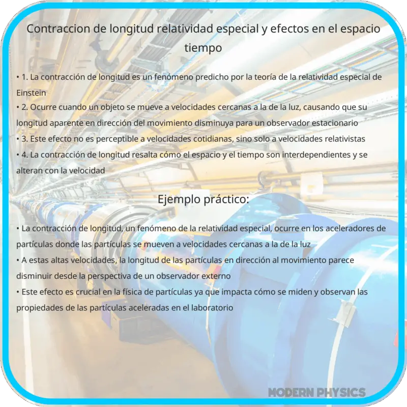 Contracción de Longitud: Relatividad Especial y Efectos en el Espacio-Tiempo