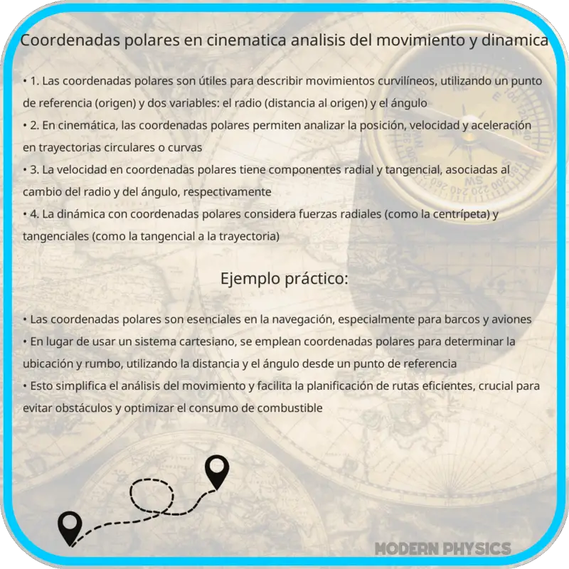 Coordenadas Polares en Cinemática | Análisis del Movimiento y Dinámica