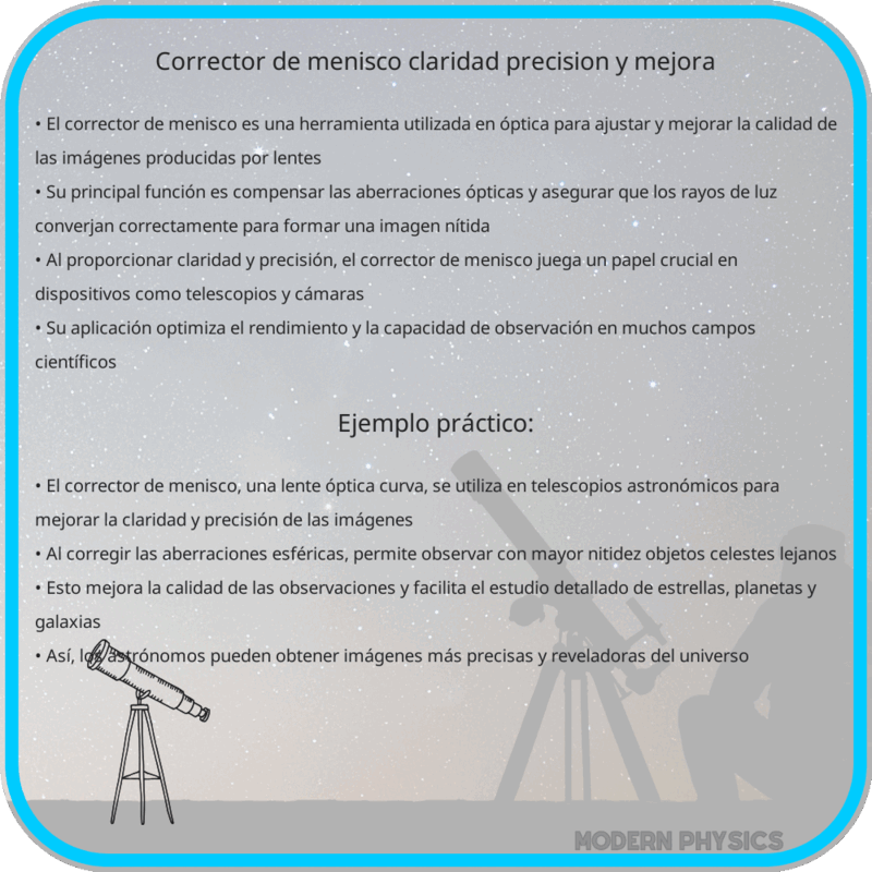 Corrector de Menisco | Claridad, Precisión y Mejora