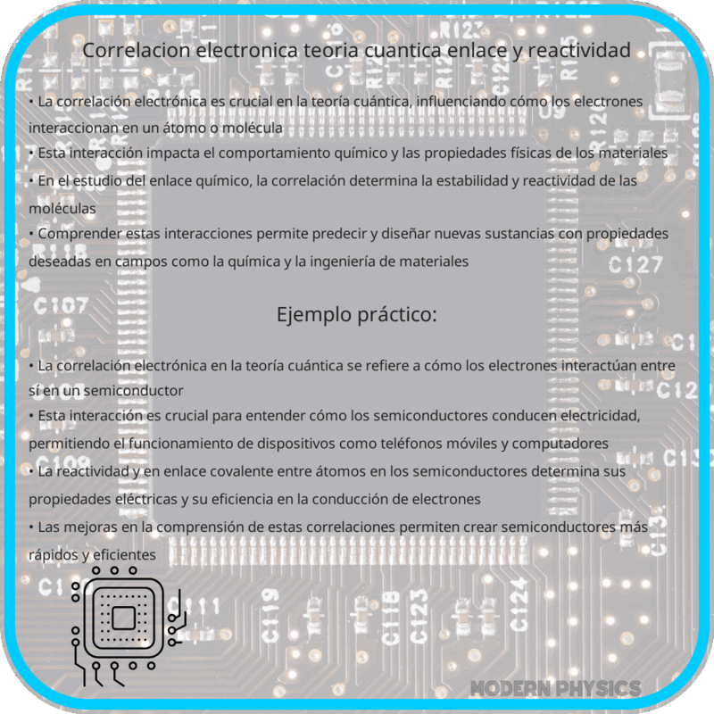 Correlación Electrónica | Teoría Cuántica, Enlace y Reactividad