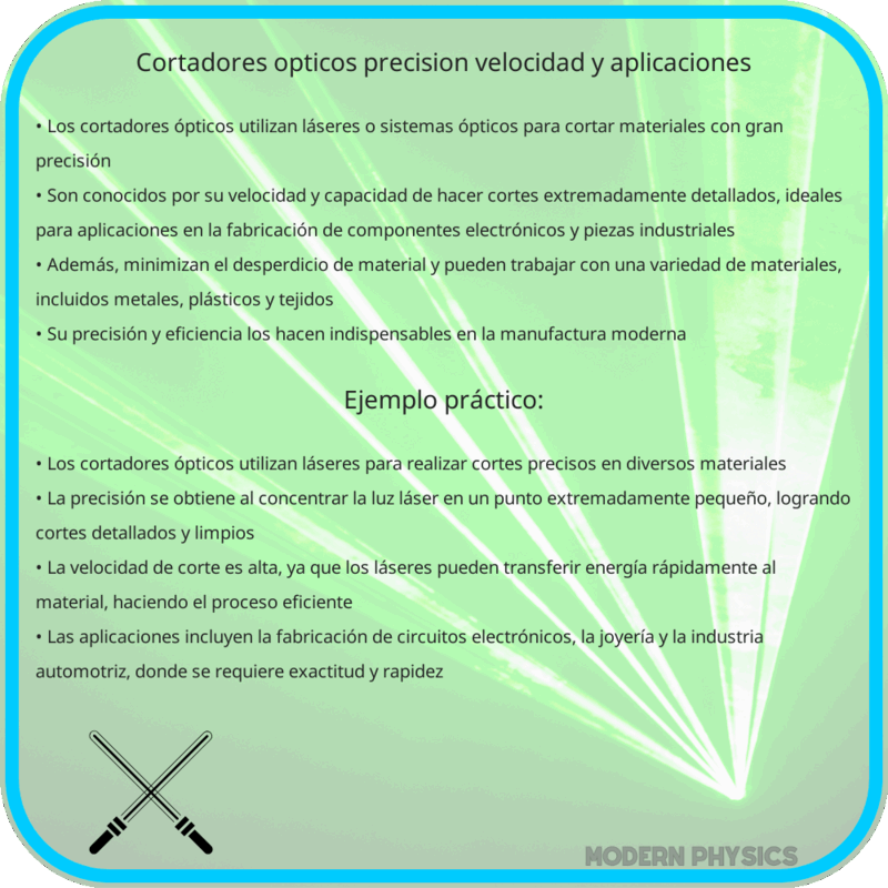 Cortadores Ópticos | Precisión, Velocidad y Aplicaciones