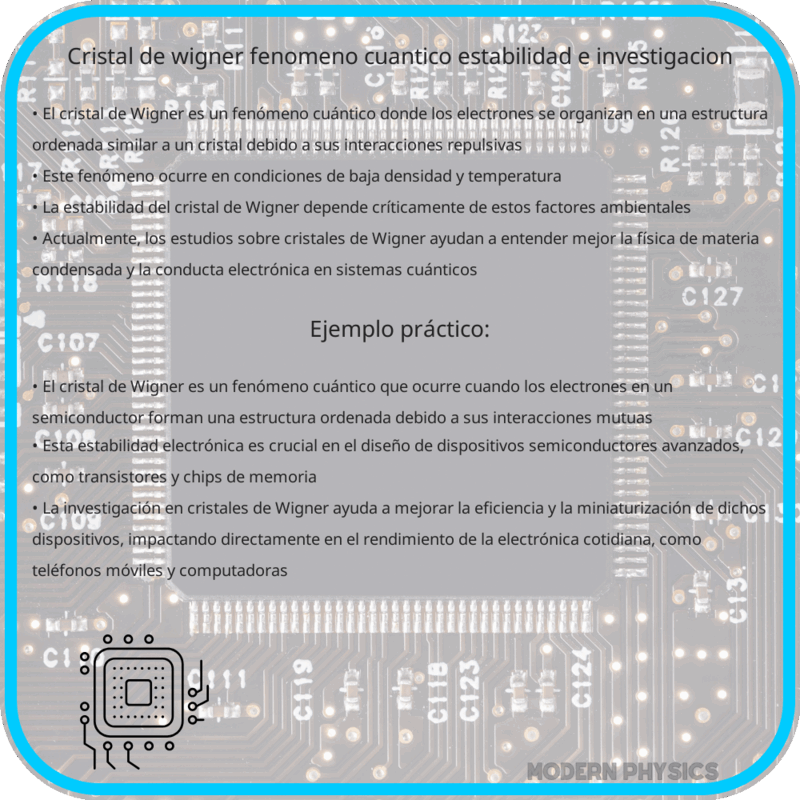 Cristal de Wigner | Fenómeno Cuántico, Estabilidad e Investigación
