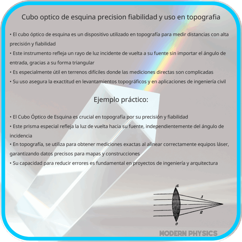 Cubo Óptico de Esquina | Precisión, Fiabilidad y Uso en Topografía