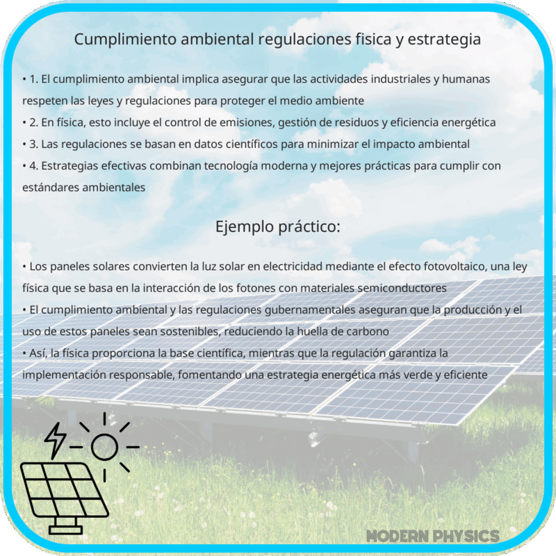 Cumplimiento Ambiental | Regulaciones, Física y Estrategia
