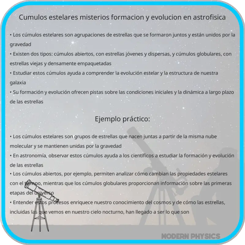 Cúmulos Estelares | Misterios, Formación y Evolución en Astrofísica