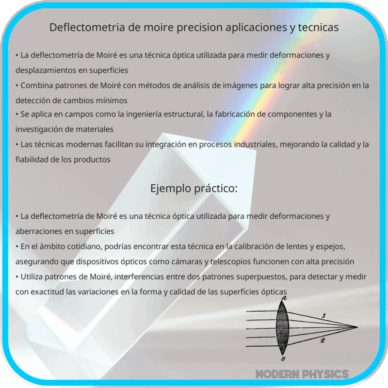 Deflectometría de Moiré | Precisión, Aplicaciones y Técnicas