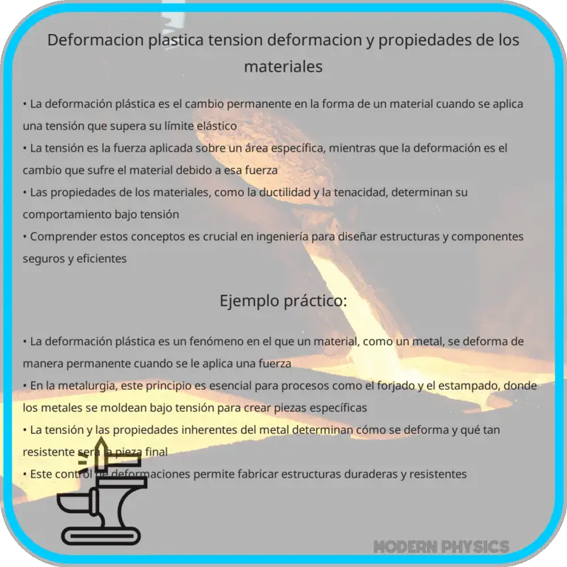 Deformación Plástica | Tensión, Deformación y Propiedades de los Materiales