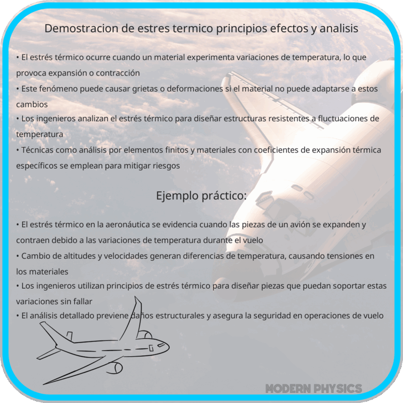 Demostración de Estrés Térmico | Principios, Efectos y Análisis