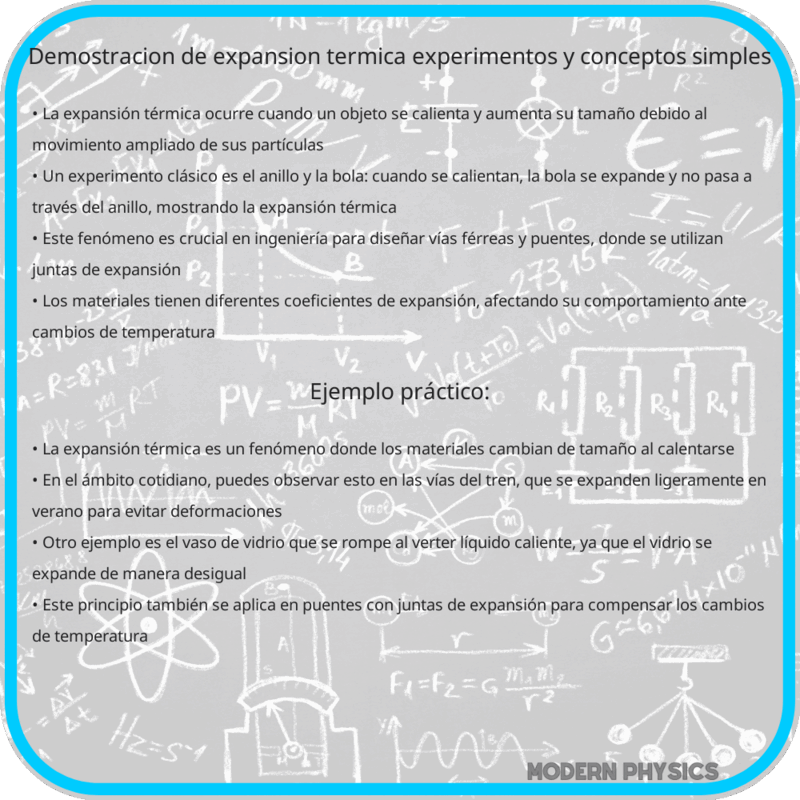 Demostración de Expansión Térmica | Experimentos y Conceptos Simples