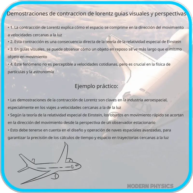 Demostraciones de Contracción de Lorentz | Guías Visuales y Perspectivas