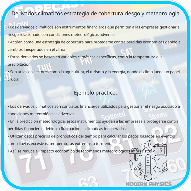 Derivados Climáticos | Estrategia de Cobertura, Riesgo y Meteorología