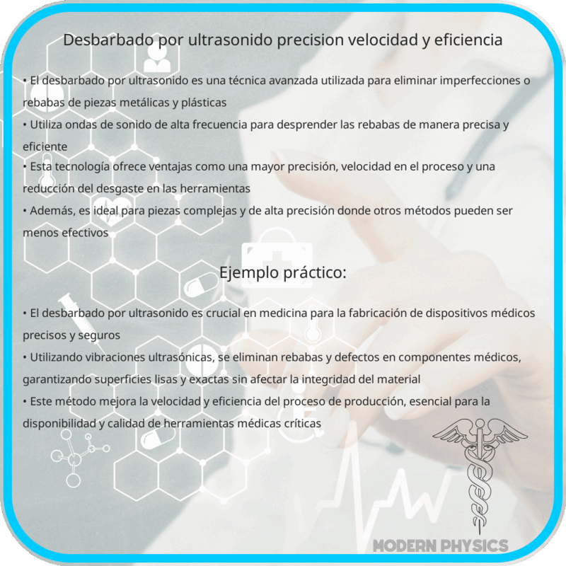 Desbarbado por Ultrasonido | Precisión, Velocidad y Eficiencia