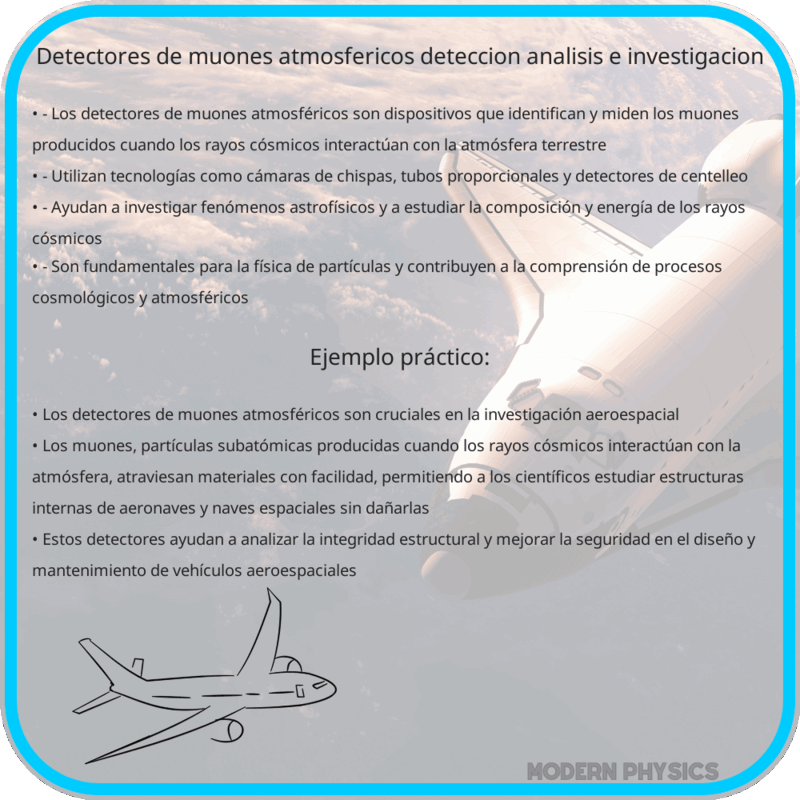 Detectores de Muones Atmosféricos | Detección, Análisis e Investigación
