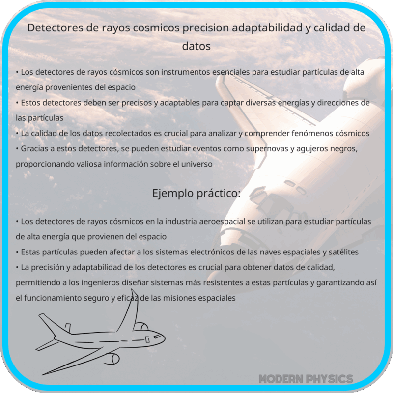 Detectores de rayos cósmicos | Precisión, adaptabilidad y calidad de datos
