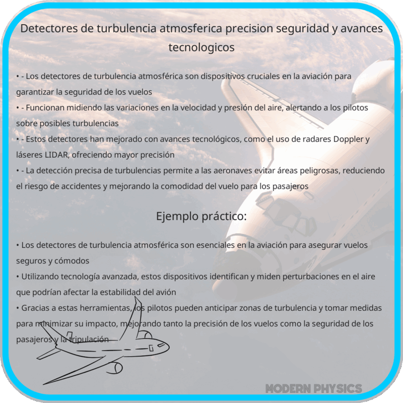 Detectores de Turbulencia Atmosférica | Precisión, Seguridad y Avances Tecnológicos