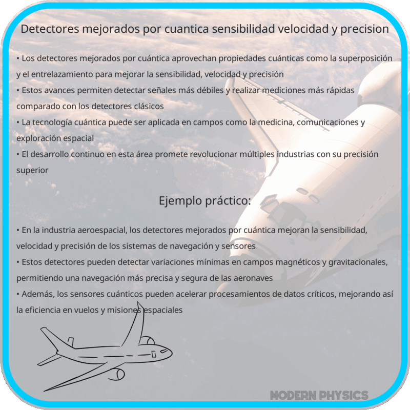 Detectores mejorados por cuántica | Sensibilidad, velocidad y precisión
