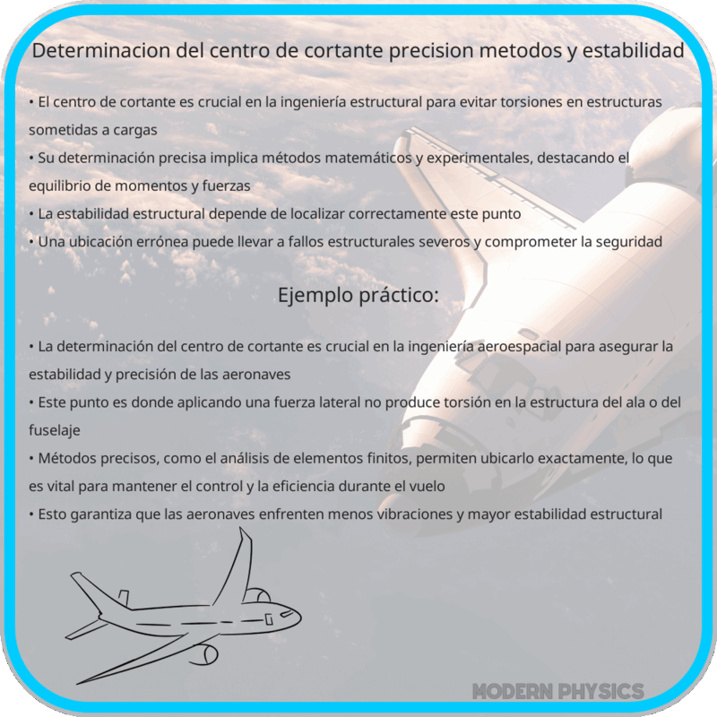 Determinación del Centro de Cortante | Precisión, Métodos y Estabilidad
