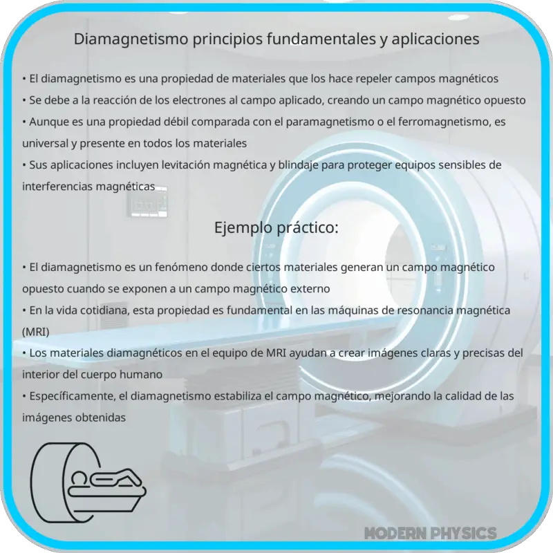 Diamagnetismo | Principios Fundamentales y Aplicaciones