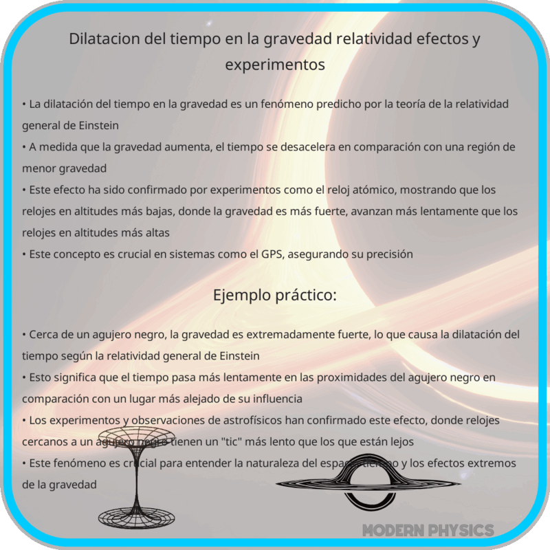 Dilatación del Tiempo en la Gravedad | Relatividad, Efectos y Experimentos
