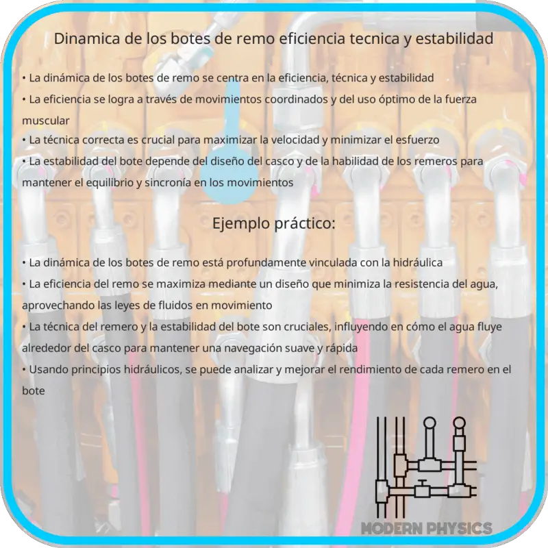 Dinámica de los Botes de Remo | Eficiencia, Técnica y Estabilidad