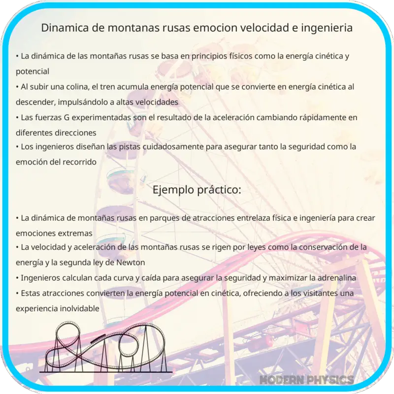 Dinámica de Montañas Rusas | Emoción, Velocidad e Ingeniería