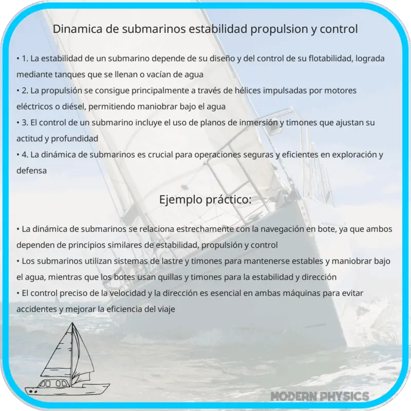 Dinámica de Submarinos | Estabilidad, Propulsión y Control