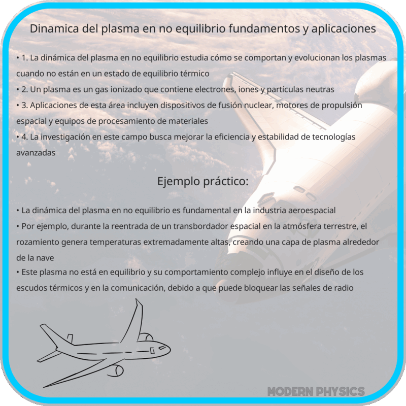 Dinámica del Plasma en No Equilibrio | Fundamentos y Aplicaciones