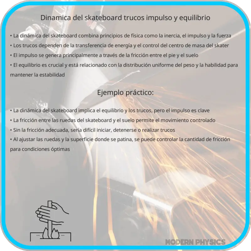 Dinámica del Skateboard | Trucos, Impulso y Equilibrio