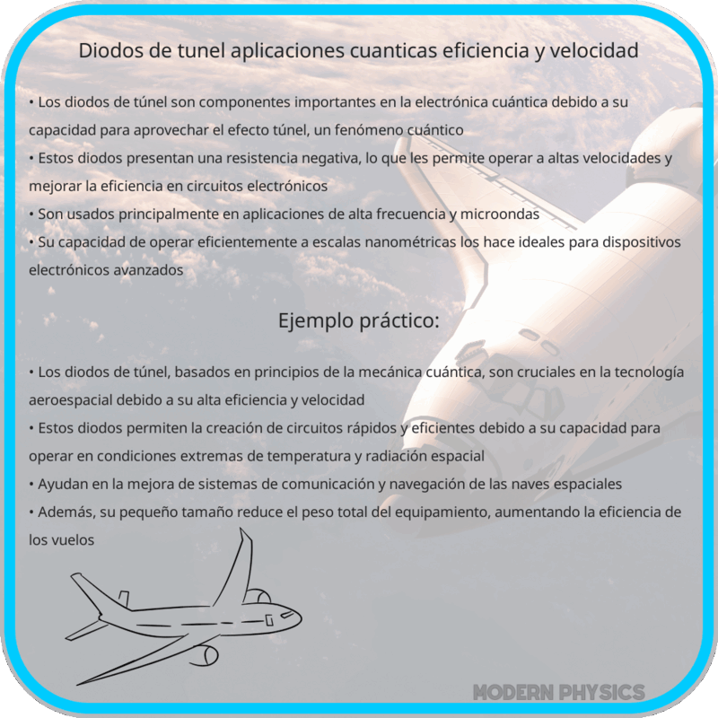 Diodos de Túnel | Aplicaciones Cuánticas, Eficiencia y Velocidad