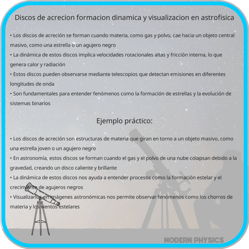 Discos de Acreción | Formación, Dinámica y Visualización en Astrofísica