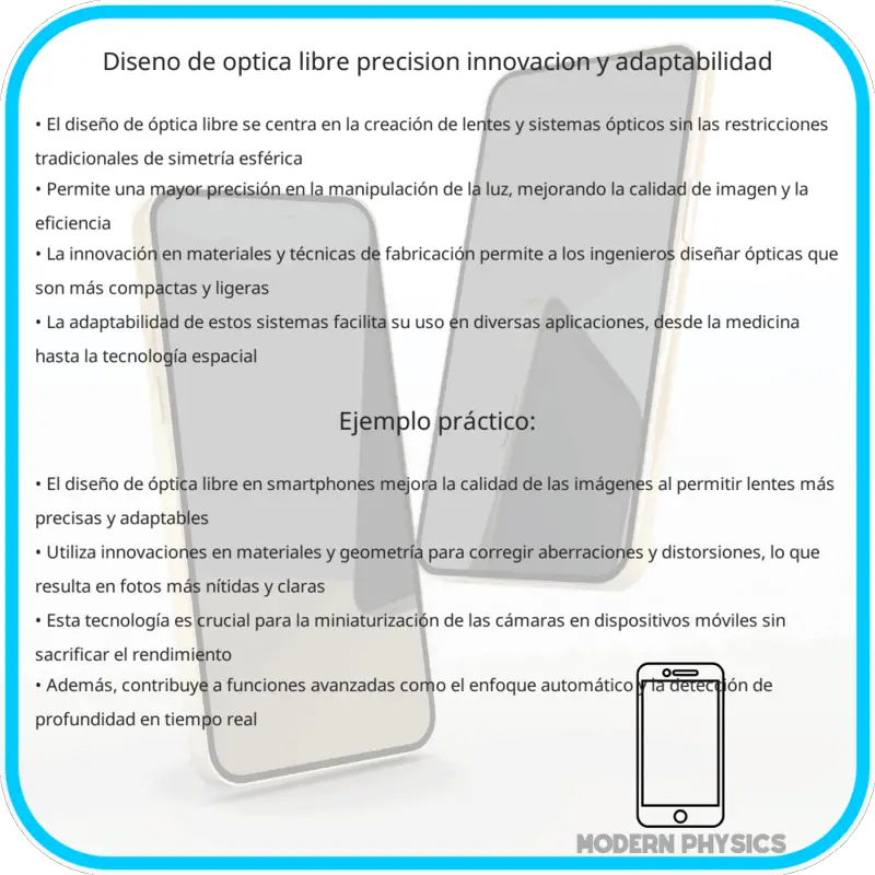 Diseño de Óptica Libre | Precisión, Innovación y Adaptabilidad