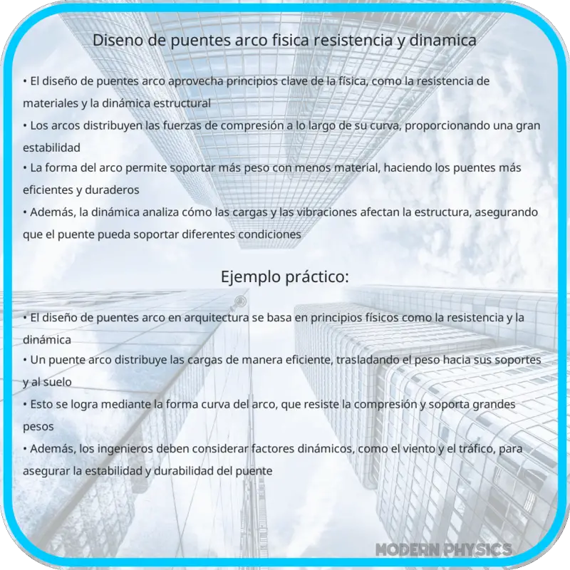 Diseño de Puentes Arco | Física, Resistencia y Dinámica