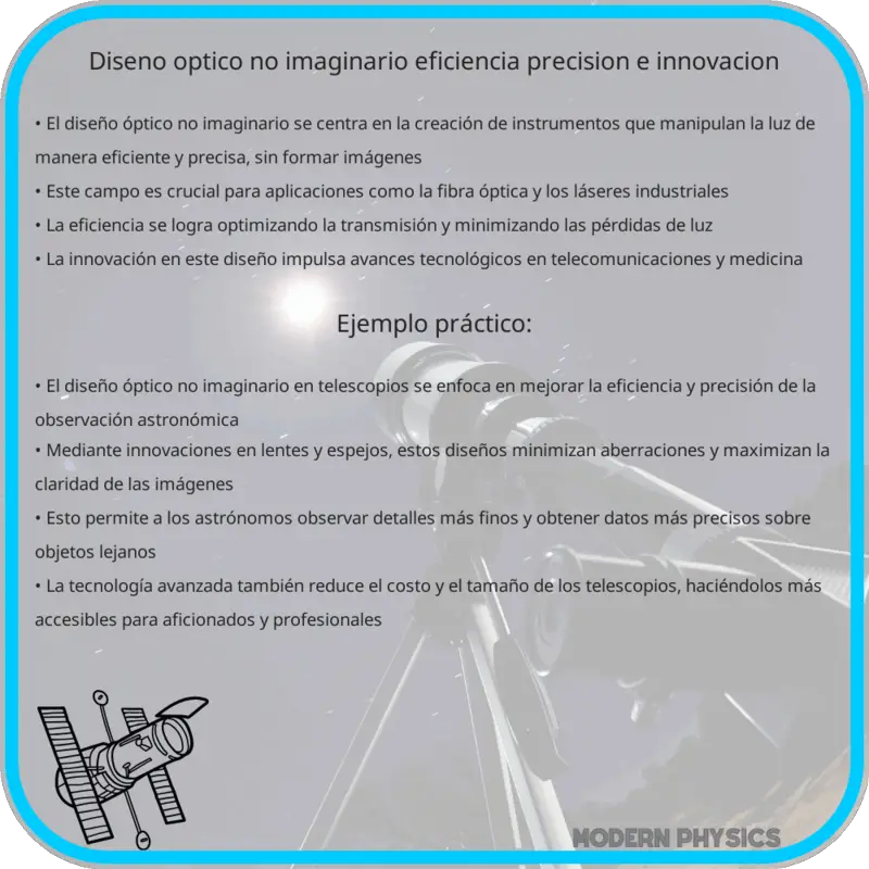 Diseño Óptico no Imaginario | Eficiencia, Precisión e Innovación